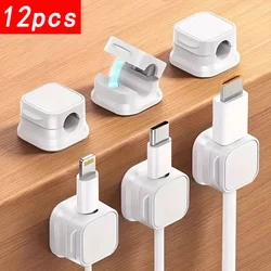 Premium Cable Clips Set - Ultimate Cord Holder & Organizer for Desk, Home, Car & Office (White)