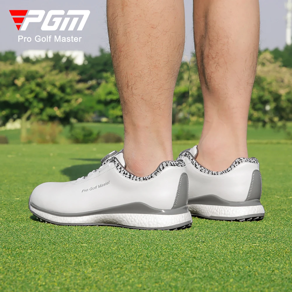 

PGM Golf Shoes Men's Waterproof Breathable Golf Shoes Male Rotating Shoelaces Sports Sneakers Non-slip Trainers XZ262