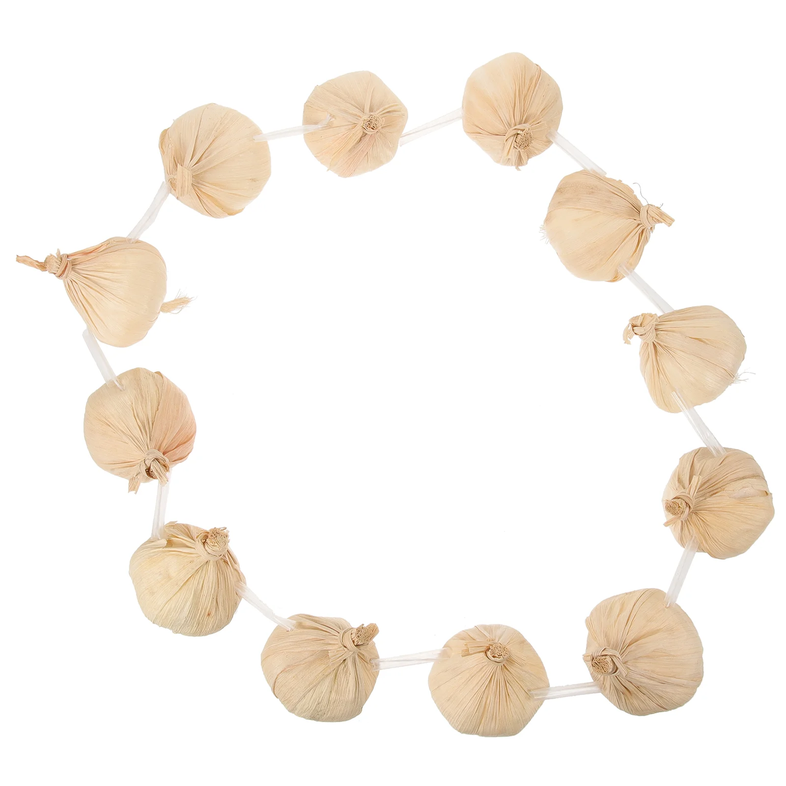 מחרוזת שום מלאכותית פרופ מחרוזת שום מזויפת סימולציה מחרוזת שום קישוט למסיבה מחרוזת שום מלאכותית