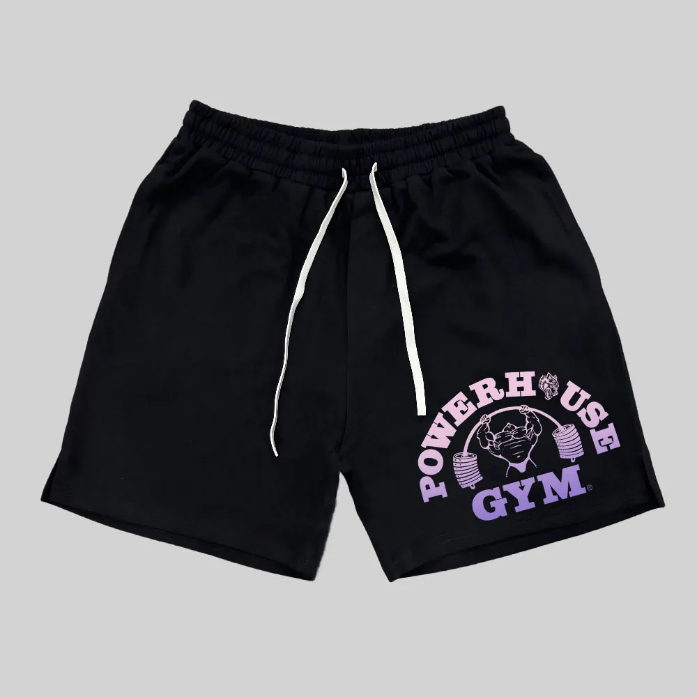 DARC SPORT Men Gym Shorts Summer Basic Cotton Shorts Fitness Training Workout Sport Short Pants Casual Loose Sweatpants For Male