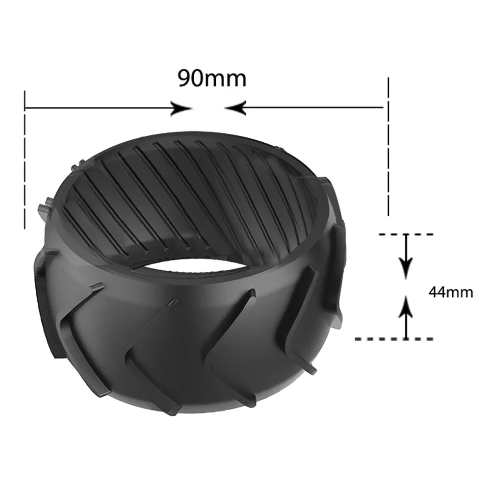 Lawn Mowing Robot Front Wheel Rubber Anti-skid Wheel Wheel Protection XL For Worx Front Bike M500 M700 Etc Profile Tuning Tools
