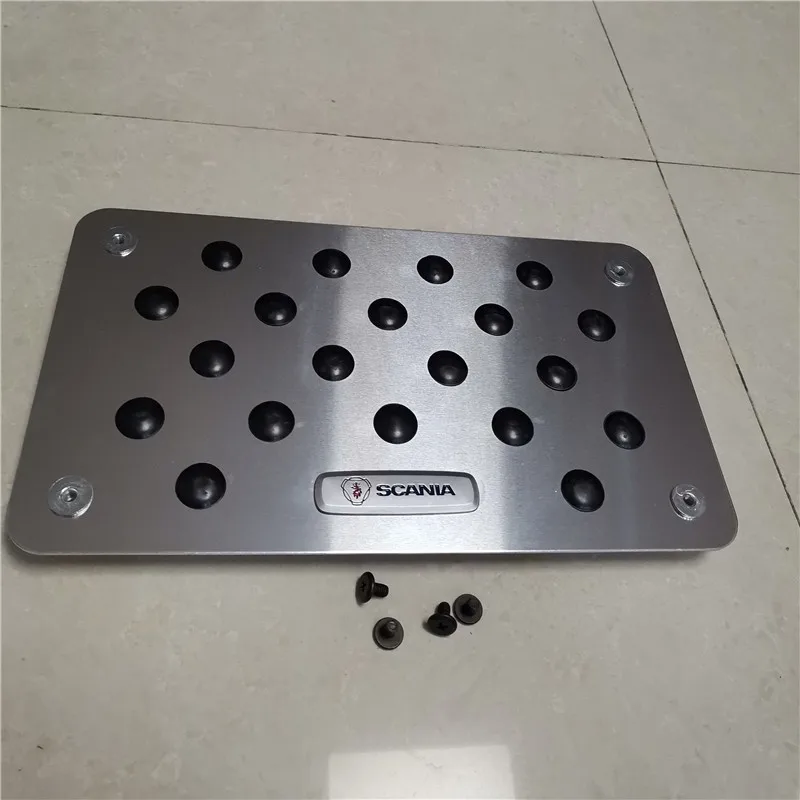 Pedal Pedalboards Non-Slip Pad Floor Heel Mats 28*16Cm For Scania K250 K280 K310 K320 Accessories modification