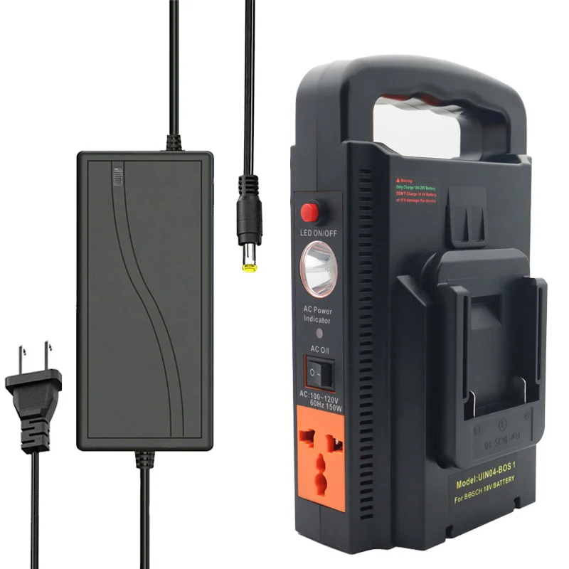 110vインバータリチウムイオンバッテリーアダプタ充電器ボッシュ