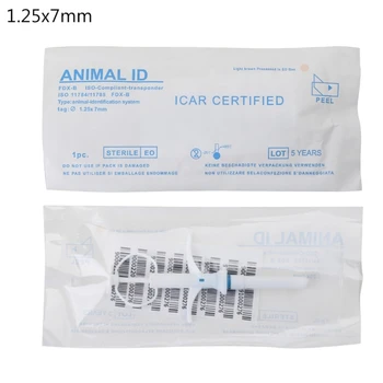 반려동물 임플란트 동물 칩, 동물 마이크로칩 ISO11784/785 FDX-B 칩, 1 팩