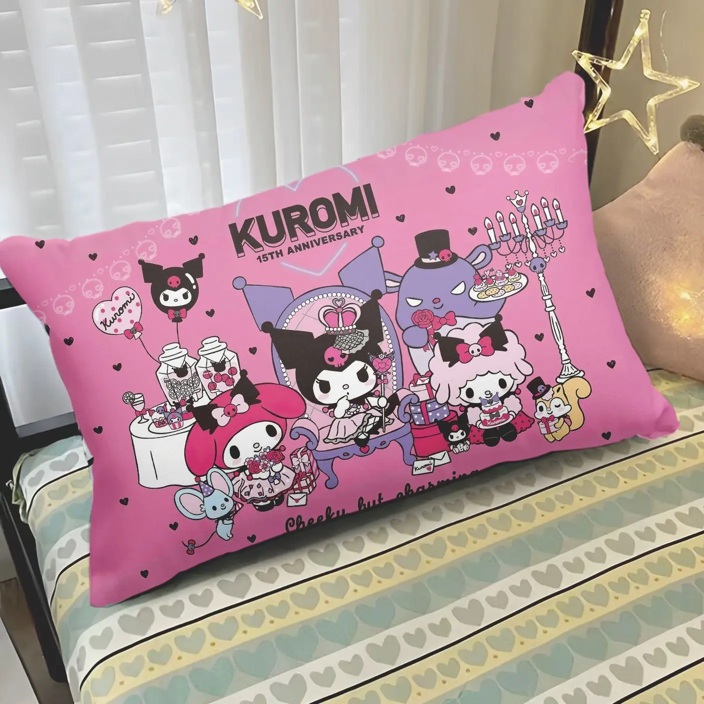 

Sanrio Pillow Kuromi Mymelody Cinnamoroll Pochacco Cute Cartoon Double Sided Pillowcase Cute Q Cute Kids Room Dormitory Pillow