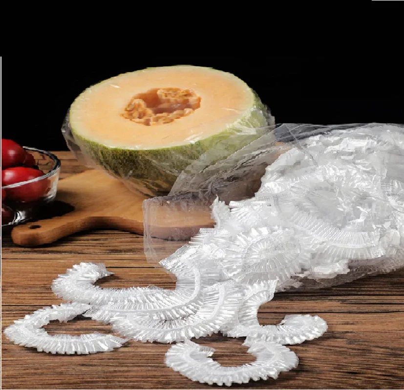 1000 pieces of disposable plastic wrap cover for household vegetable covers, fruit and vegetable plastic wrap cover, food grade