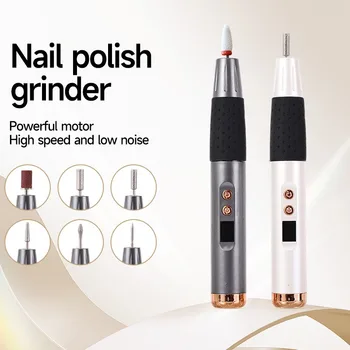 Rimuovi Smalto e Lucidatore per Unghie, Strumento Ricaricabile per Manicure, Penna Lucidante, Lucidatore per Unghie Piccolo e Pratico