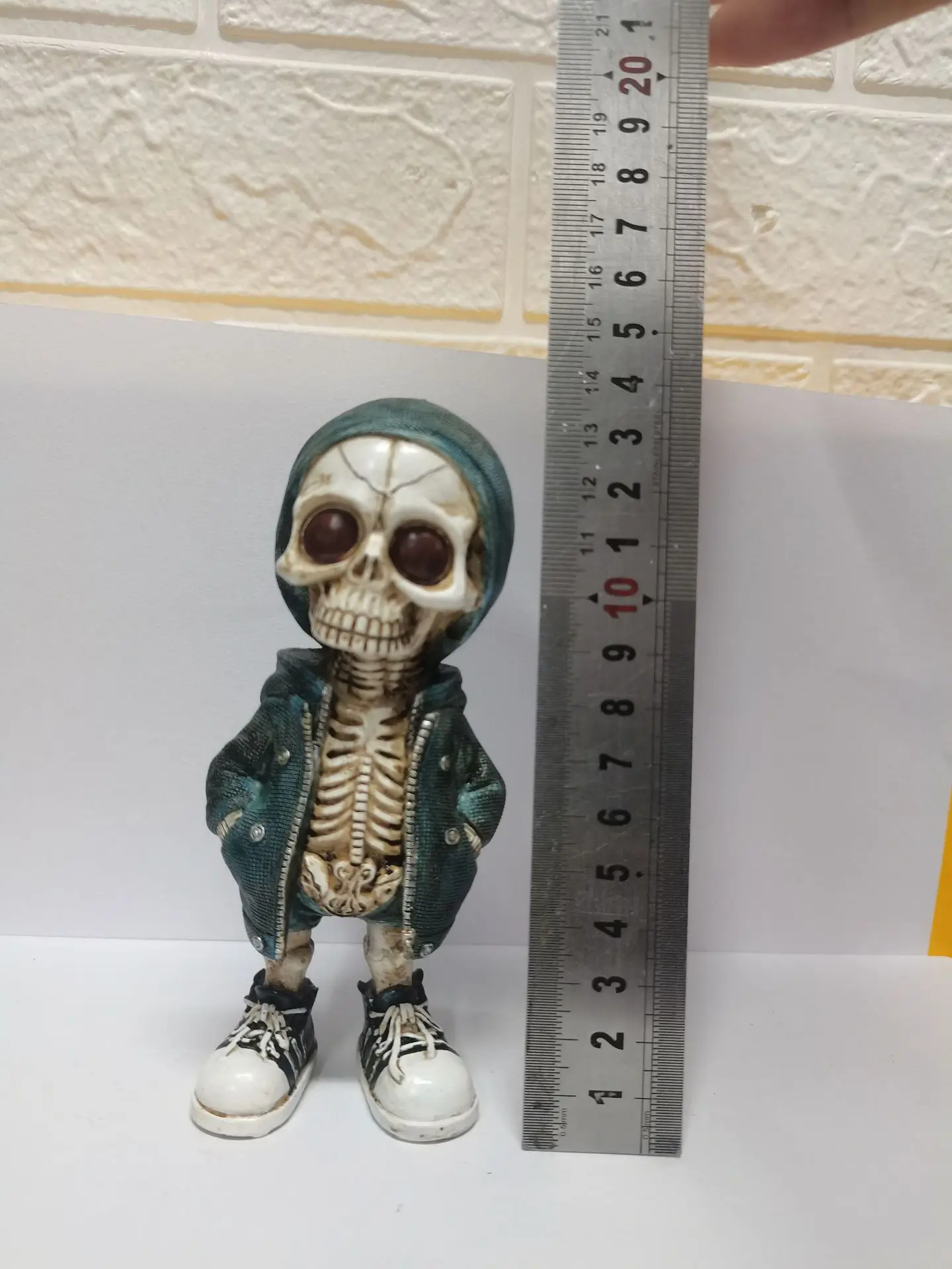 2023 coole Skelett figuren Halloween Skelett Puppe Harz Ornament