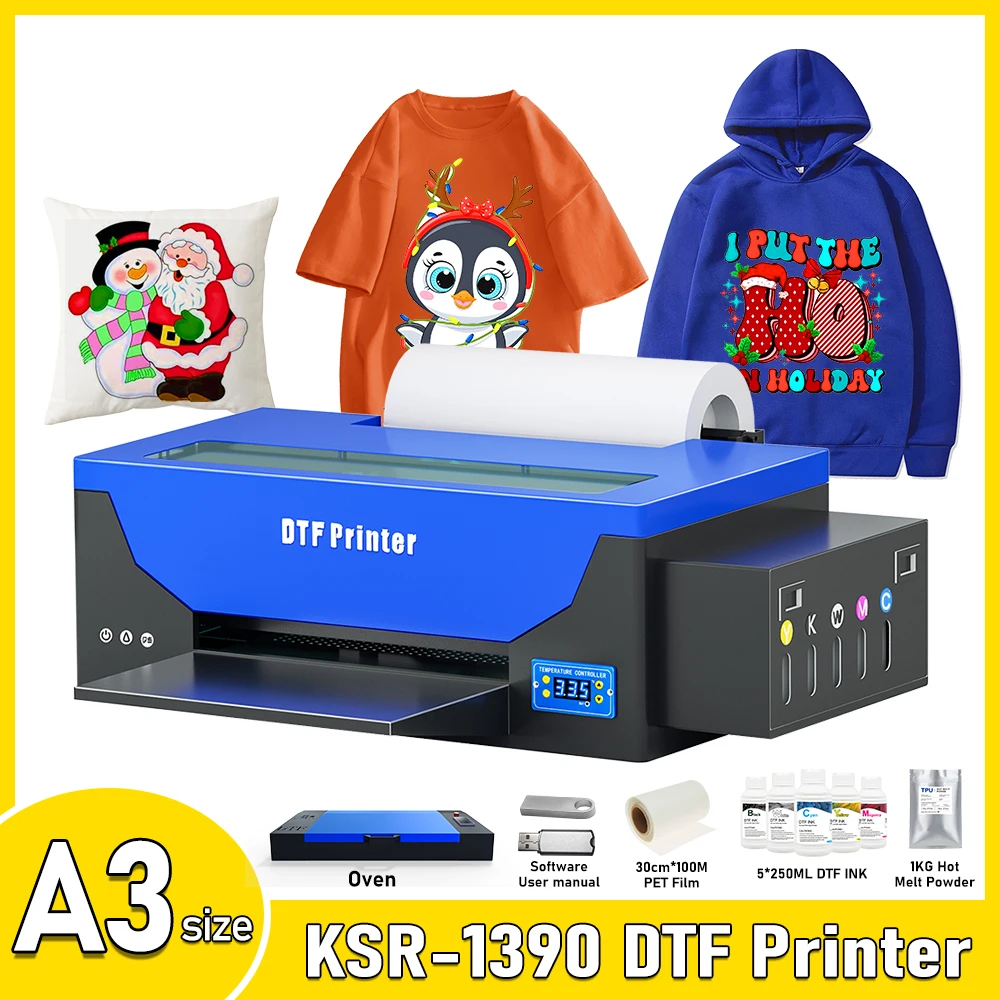 

Принтер a3 DTF R1390, принтер dtf a3 для печати на футболках, принтер a3 dtf для печати на футболках, принтер для всех тканей с шейкером для порошка