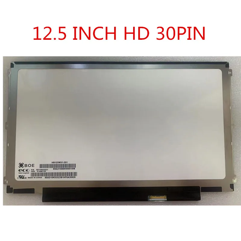 Schermo Lcd Hb125Wx1-201 Del Computer Portatile Per Hp Elitebook 820 Wxga Hd 820 G1 G2