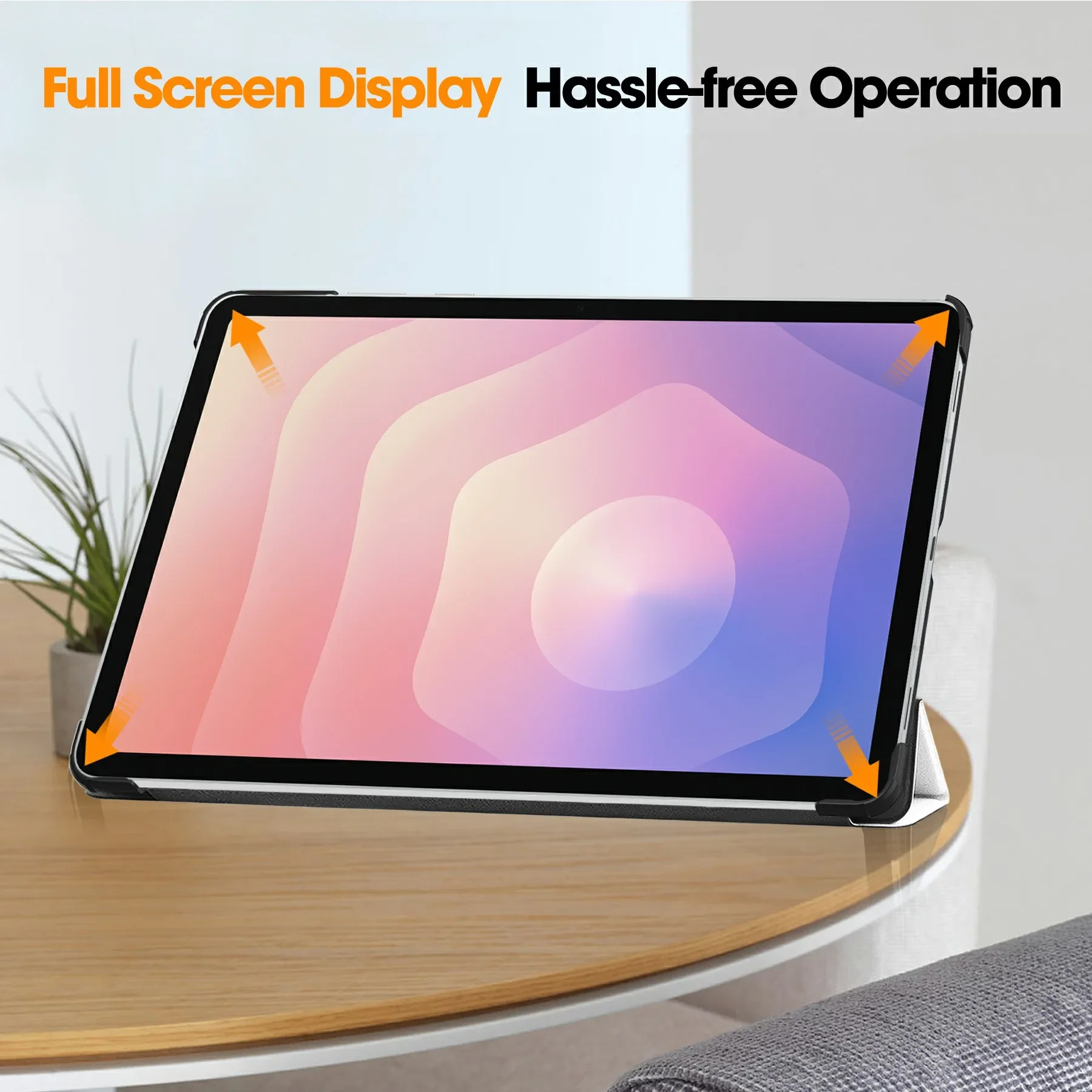 Pattern Print Leather Stand Tablet Case with Shockproof Protection