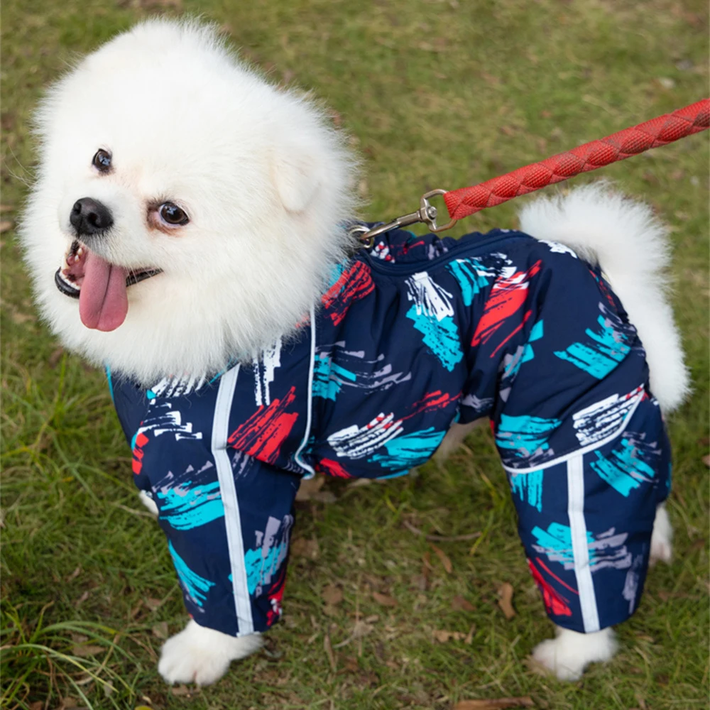 Verdickter Fleece-Overall für kleine Hunde und Katzen – Winter-Jumpsuit für Welpen, Chihuahua, Yorkshire – Haustieranzug – Detail 11