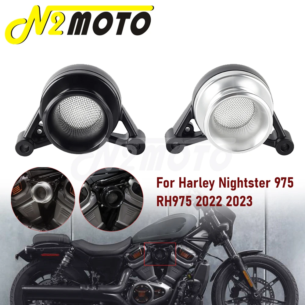 

Аксессуары для Harley Nightster 975 RH975 2022 2023, система воздухоочистителя мотоцикла, комплект воздухозаборника 2,5 дюйма, воздушный фильтр, стек скорости