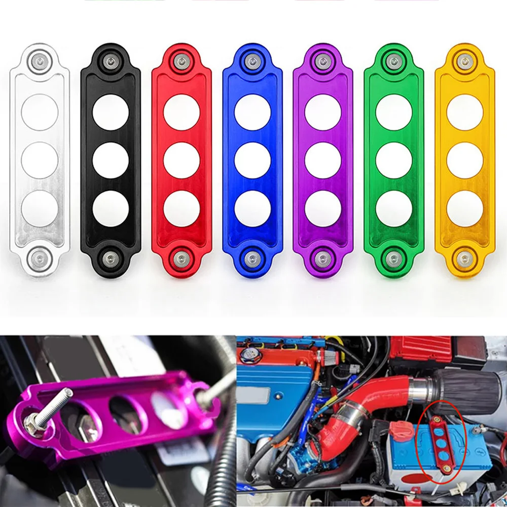 Batteria Da Corsa In Alluminio Per Auto Da Corsa Tie Down Hold Hold Lock Batteria Anodizzata Tie Down Brace Holder Per Honda Civic/Crx 88-00