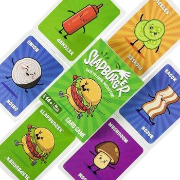 Slapburger Family Card Game – Fast-Paced Party Game for 2–6 Players 1