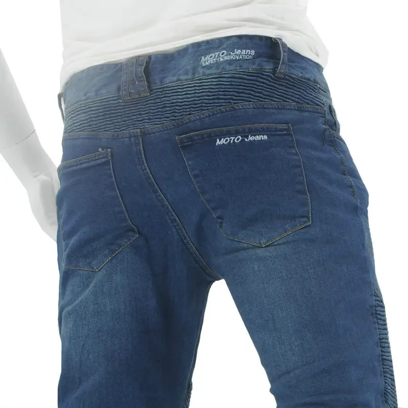 남성용 오토바이 라이딩 청바지, 야외 모토 청바지, 보호용 무릎 엉덩이 패드, 모토크로스 바지, 투어링 낙하 방지 바지, 보호 기어