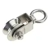 Type Pulley 304 Stainless Steel Duplex Bearing Traction Pulley Block Ultra-quiet Pulley Roller 85AC 5