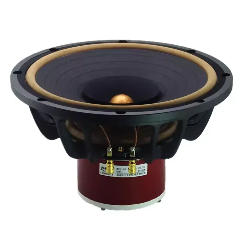 HF-048 10 inch HIFI Full Frequency Speaker Ieather Edge Aluminum Basin Frame Alnico Magnet 80W/8ohm (1PCS)
