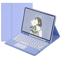 Enhanced Wireless Keyboard Case with TrackPad - Tab A11 8.7 inch (Purple)