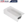 Princeton PRO 60 x 30-Inch Alcove Bathtub Left-Hand Drain White Durable Scratch-Stain Resistant Slip-Resistant Comfortable 1