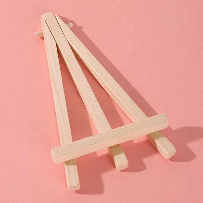 Wood Photo Frame Stand Tabletop Decorative Small Oil Painting Stand