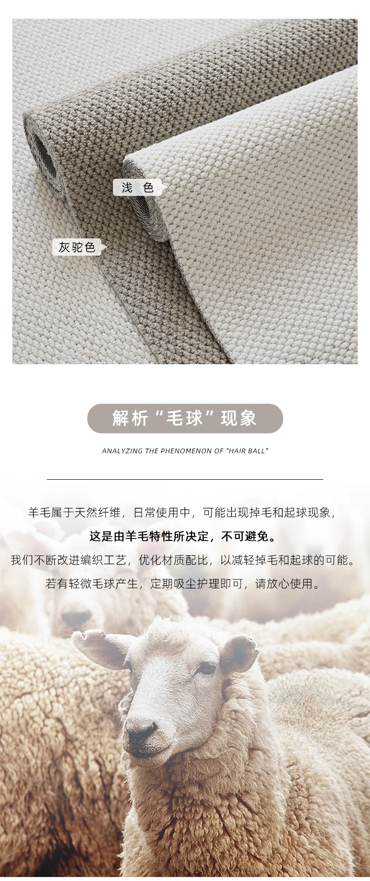 

D972 New Carpet Living Room Luxury Sofa, Tea Table Carpet, Modern and Simple Bedside Floor Mat