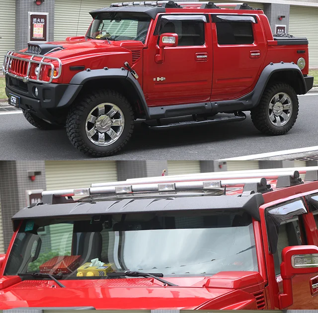ハマーh2 ショップオリジナルフロントバイザー 岐阜 引き取り限定 FRP製