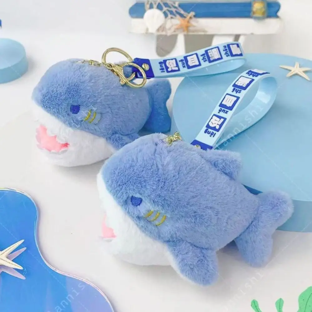 

Подарки на день рождения, имитация искусственной подвесной плюшевой игрушки, синяя искусственная плюшевая Акула, плюшевые брелки