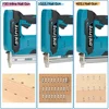 F30/422J/1022J Brushless Electric Nail Gun  frame Nailer Tacker Furniture Staple Gun Woodworking Tool For Makita 18V Battery 2