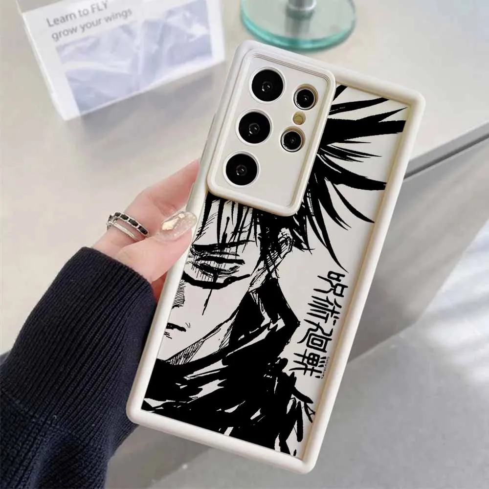 Jujutsu Kaisen Anime Soft Phone Case with Eye Design
