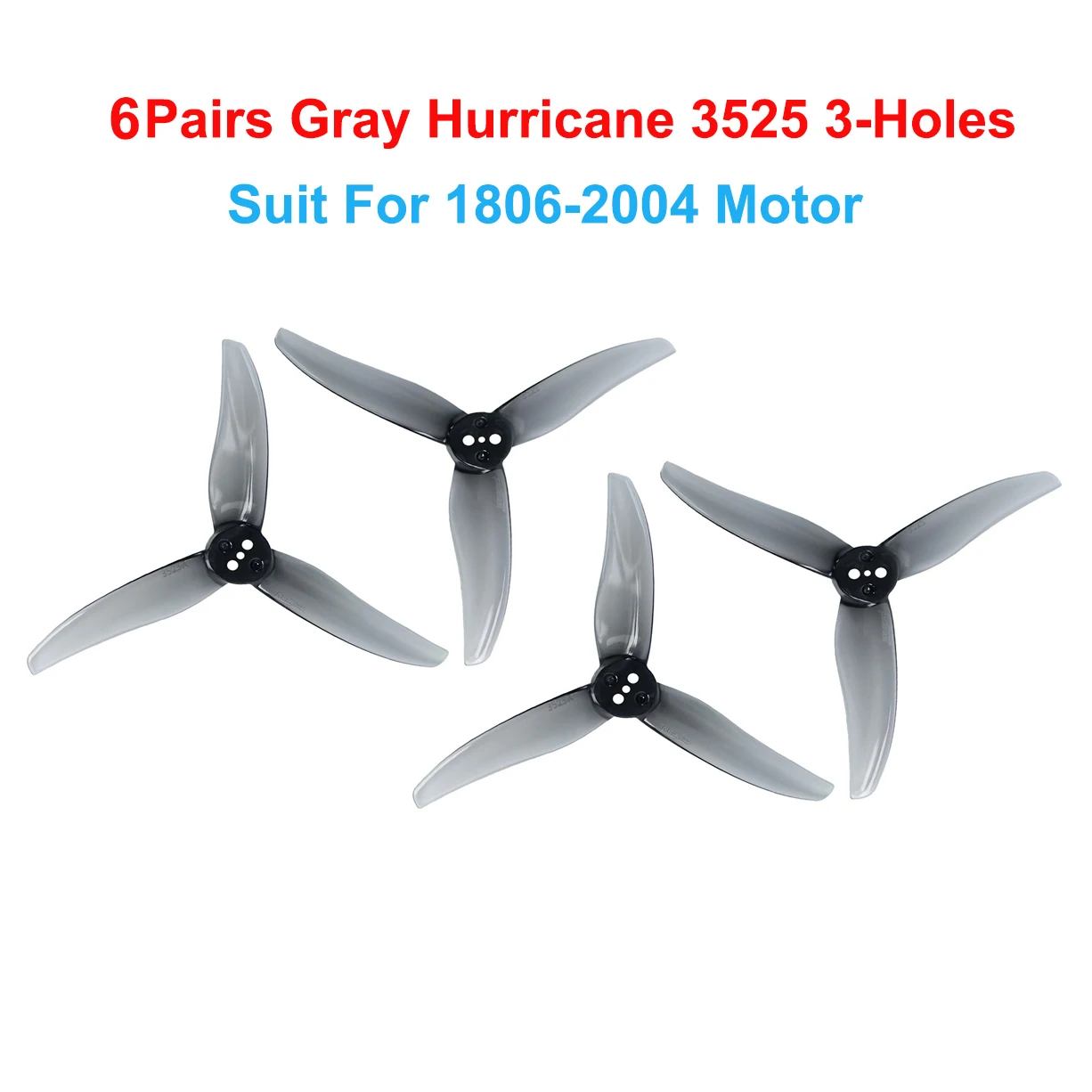 GEMFAN Hurricane Series 3-Blade FPV Racing Drone Propellers - CW/CCW