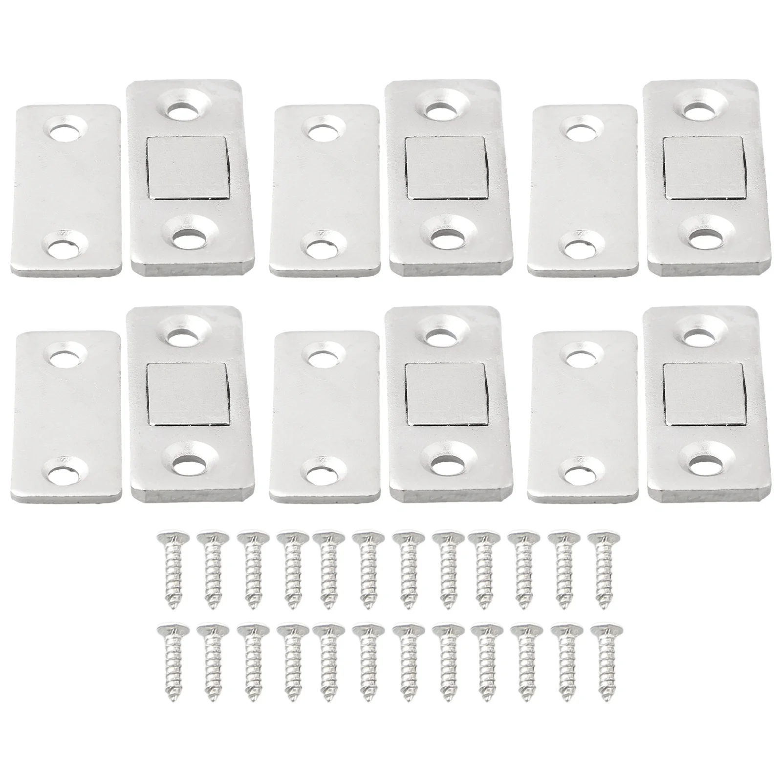 6Pcs Cabinet Door Bouncer Magnetic Catch Magnet Door Catch ABS Plastic For Household Improvement Home Decoration Accessories