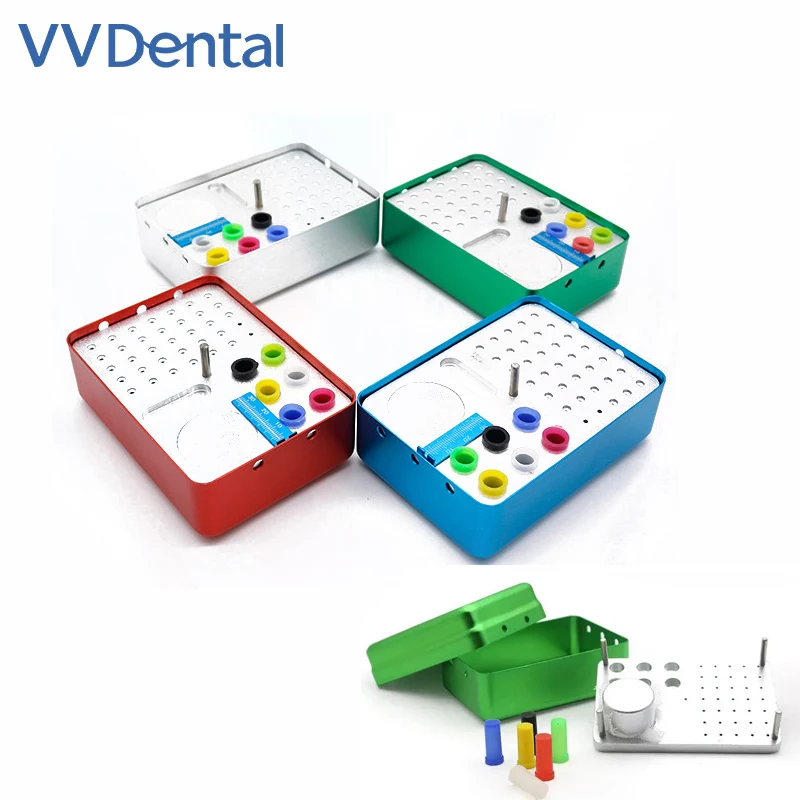 

VVDental Dental Autoclavable Endo Box для эндофайлов, 35 отверстий, стоматологические боры, многофункциональная стерилизуемая коробка, стоматологический инструмент