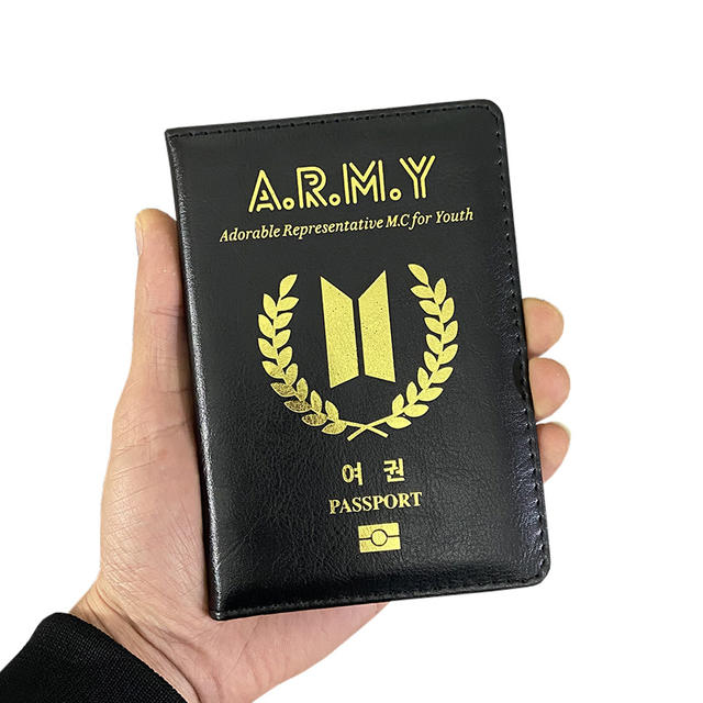 BTS ARMY PU LEATHER COVER ID