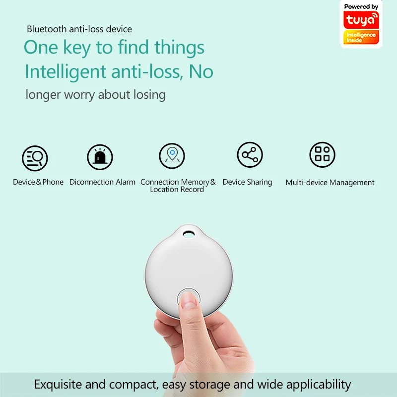 Tuya Anti Lost Finder key item Finder Smart Mini GPS Tracker Mobile Phone Bluetooth Connection Two