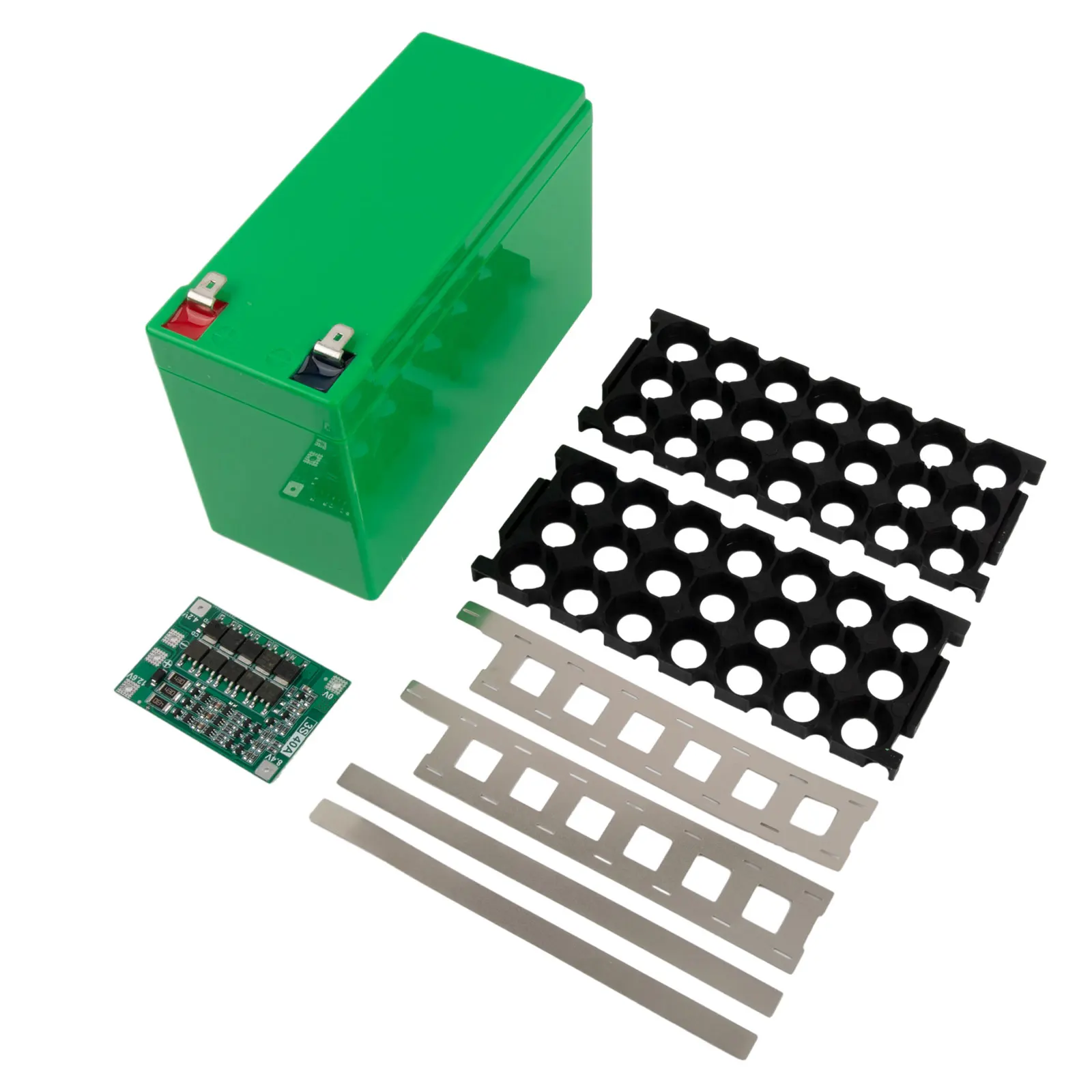 ABS Batterie Fall 12V 7Ah Batterie Fall Halter Fit 18 650 Zellen 3x7 Nickel Streifen Lagerung box Für 18 650 Batterie DIY Batterie Pack – Detail 3