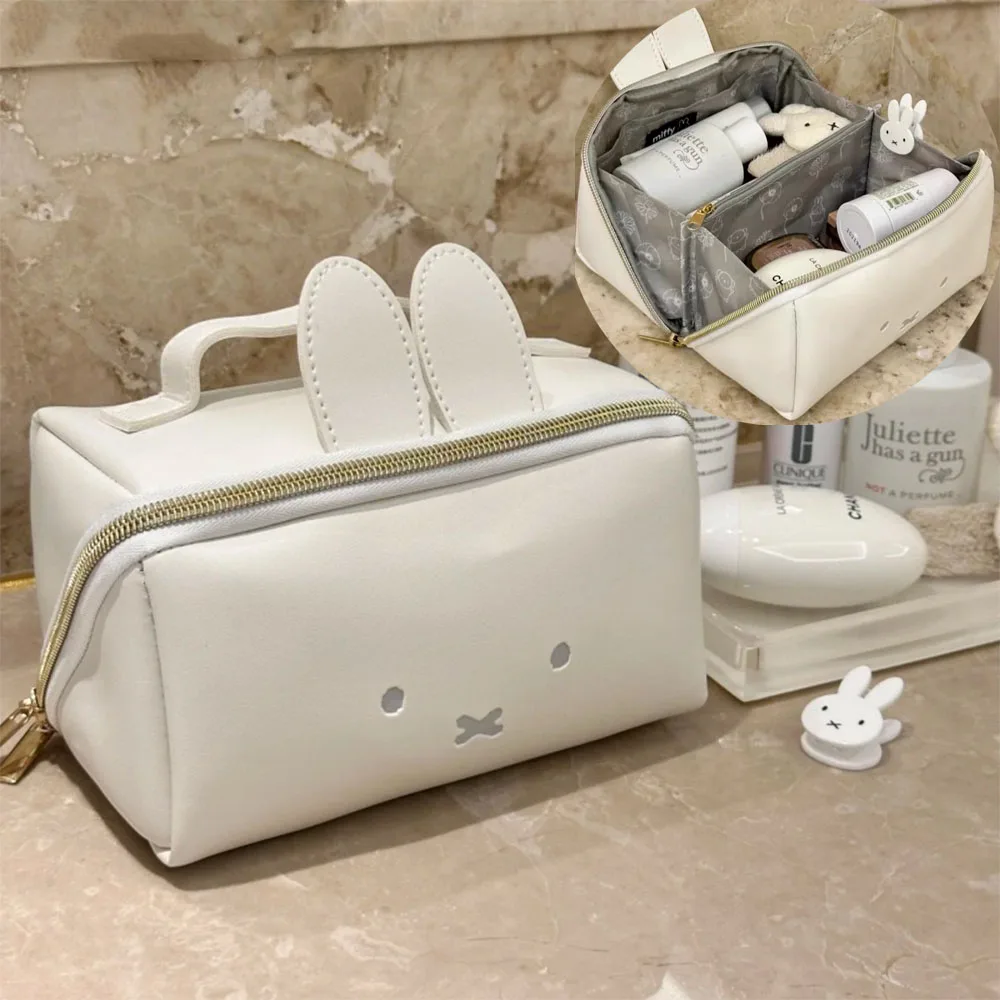 Elegant Kawaii PU Leather Waterproof Storage Bag