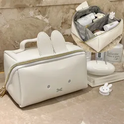 Elegant Kawaii PU Leather Waterproof Storage Bag (Miffy)