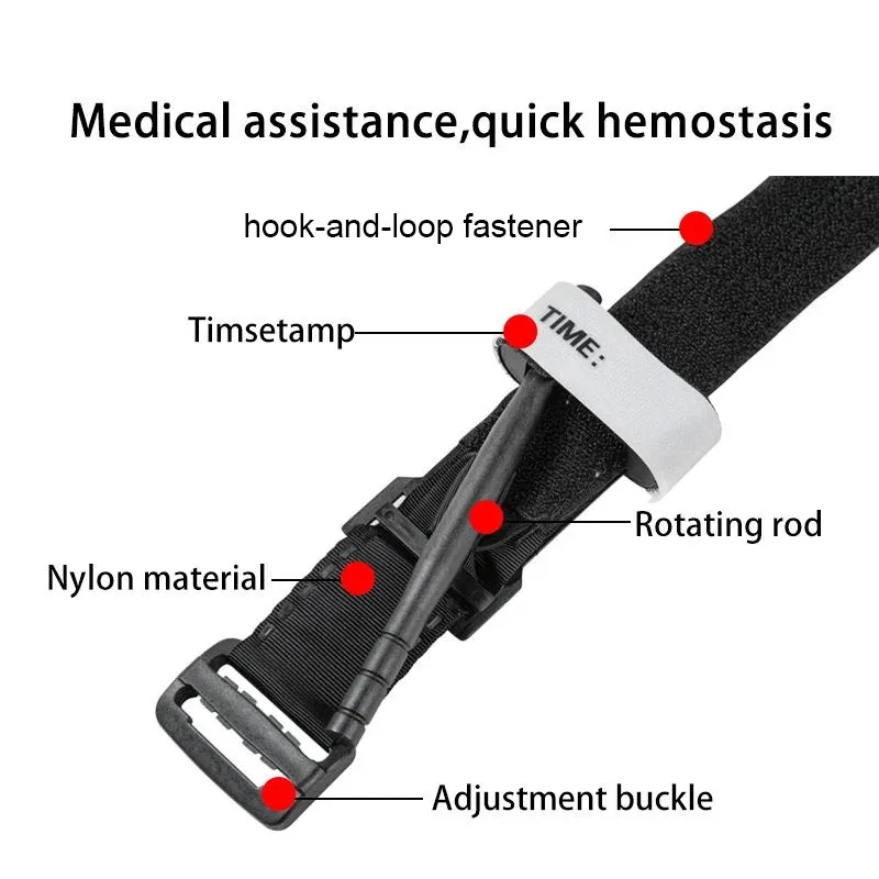 Tourniquet Kit Outdoor Camping Military Tactical Combat Medical Emergency Belt
