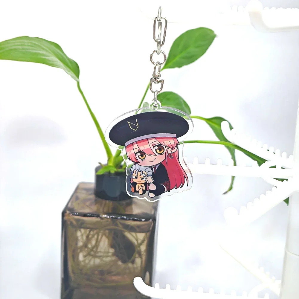Cartoon Anime Pendant Keychains Holder Car Key Chain Key Ring Mobile Phone Bag Hanging Undead Unluck