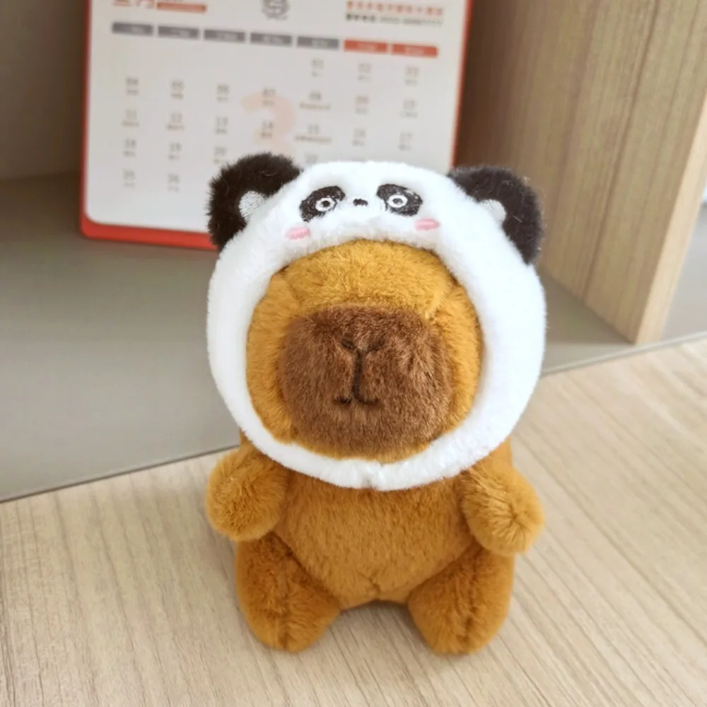 Cartoon Capybara Plush Keychain Soft Stuffed Animal Toy Gift_voghion.com