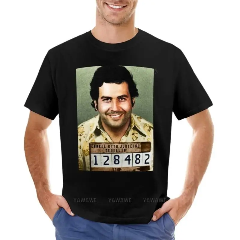 

Cotton tshirt men PABLO ESCOBAR T-Shirt tees cute tops aesthetic clothes blank t shirts men graphic t shirts brand tees