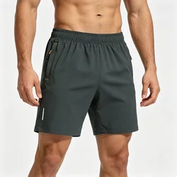 Quick Dry Men's Athletic Shorts - Versatile Sports and Fitness Apparel - XL (Grey)