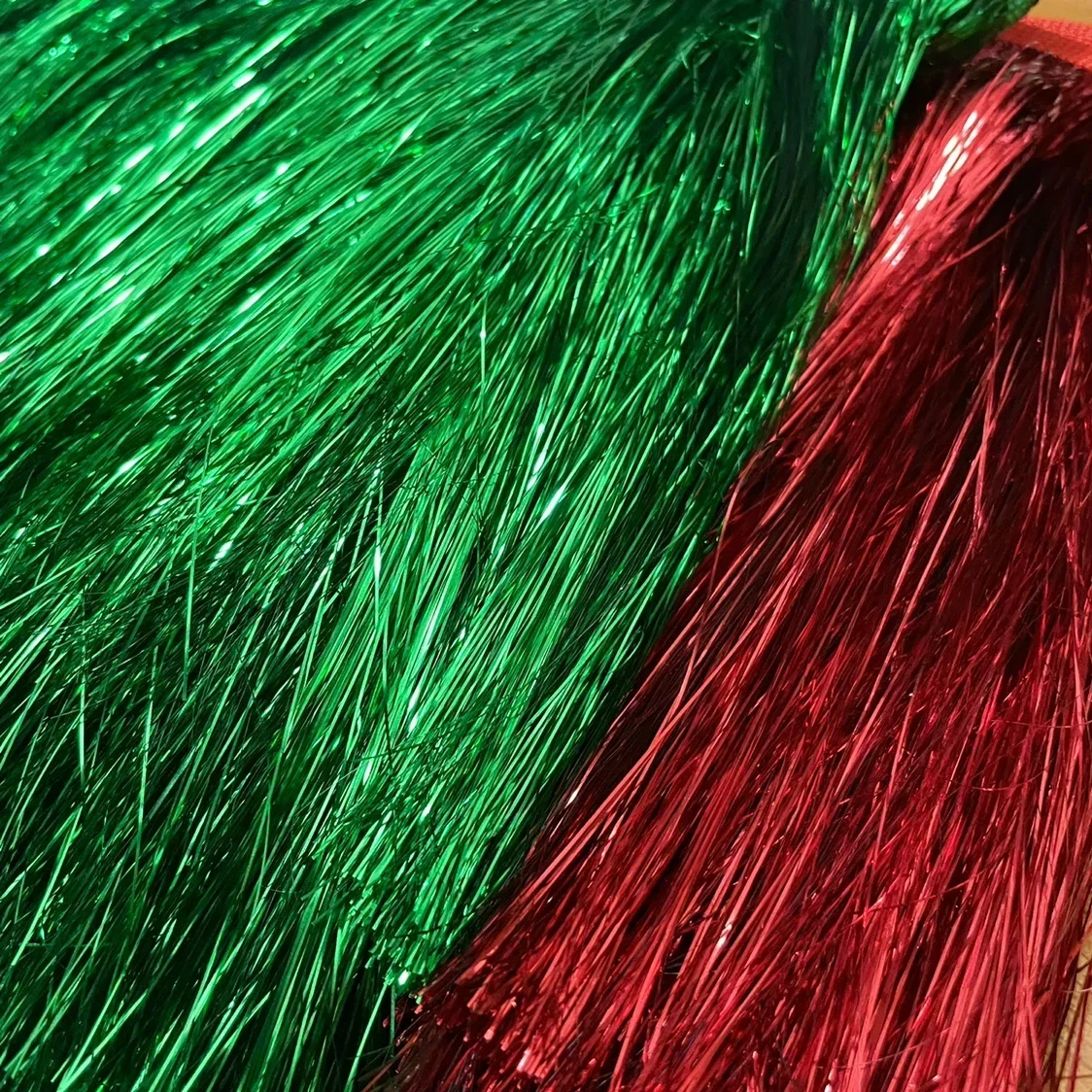 레이저 샤이니 술 프린지 트림, 레이스 리본 술, 크리스마스 장식 커튼 댄스 드레스, 스커트 프린지 바느질, 10 야드, 20cm