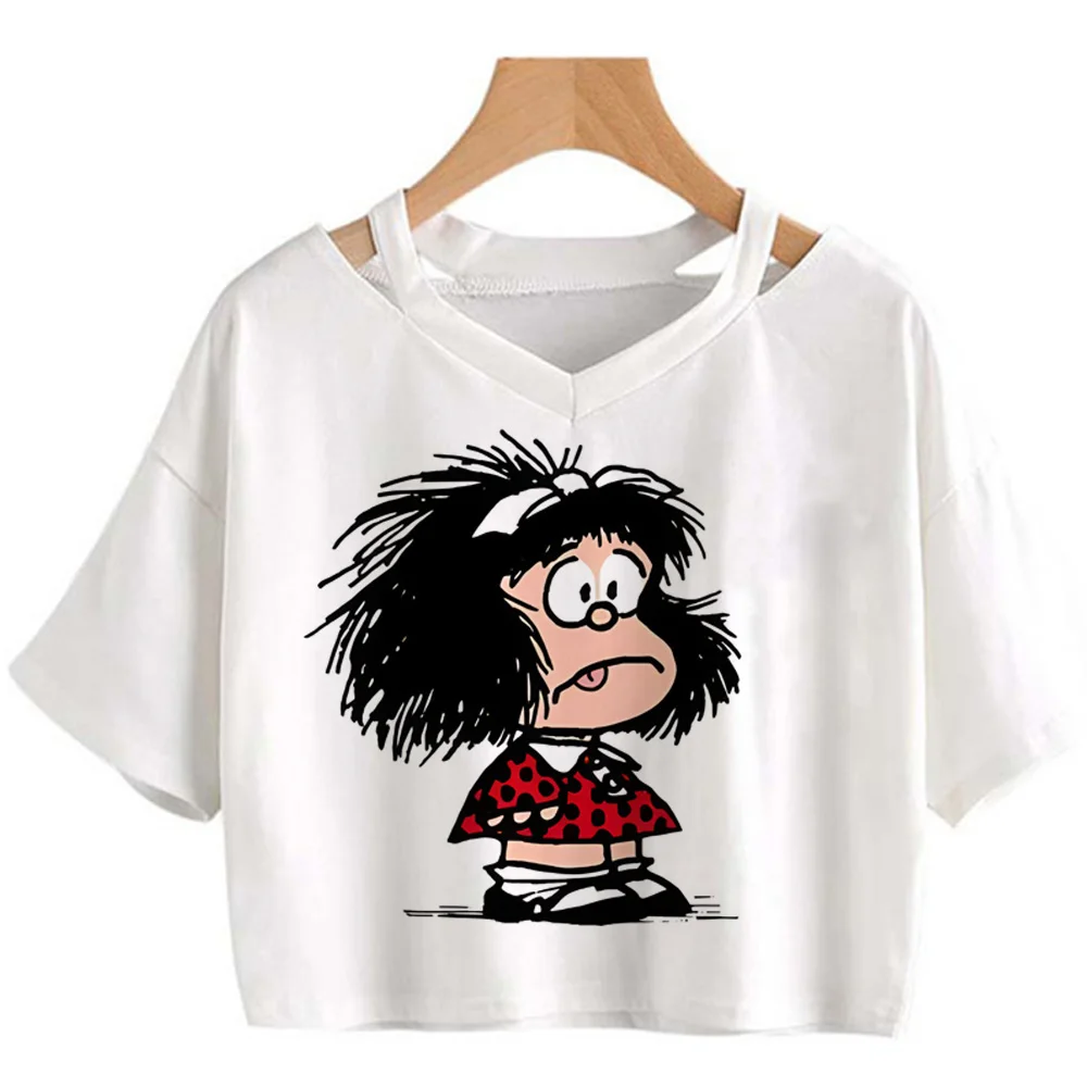 

Футболки Mafalda, Женская забавная футболка, Женская графическая одежда