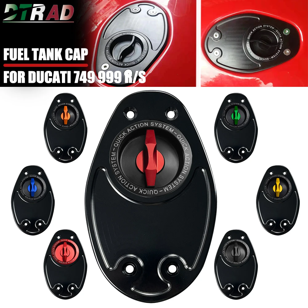 

Motorcycle Quick Keyless Fuel Tank Cap For DUCATI 749 999 R S MULTISTRADA SPORT 1000/S GT1000 Accessories Gas Oil AirBox Cover