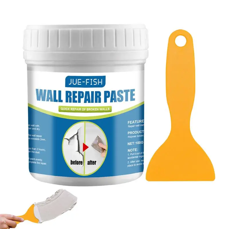 

Wall Repair Kit Wall Mending Agent Cream Drywall Repair Kit Wall Paint Peeling Crack Repairing Agent Covering Stain with Scrape