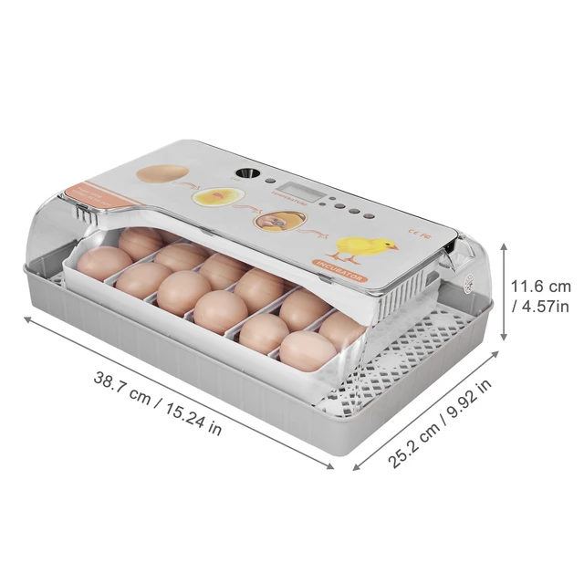 20個の卵インキュベーター,デジタル,完全自動,家庭用,農場,鶏,鳥,卵用