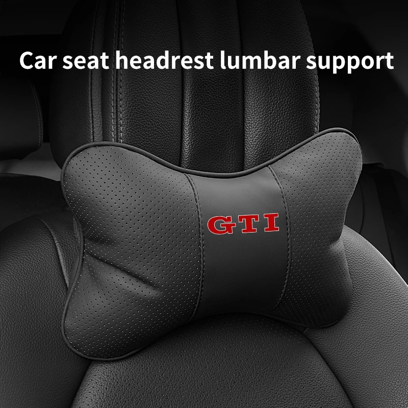 Автомобильные сиденья, подушка для шеи, дышащий подголовник, автомобильные аксессуары для Volkswagen VW GTI Jetta Golf Beetle CC EOS MK2 MK4 MK5 MK6 MK7