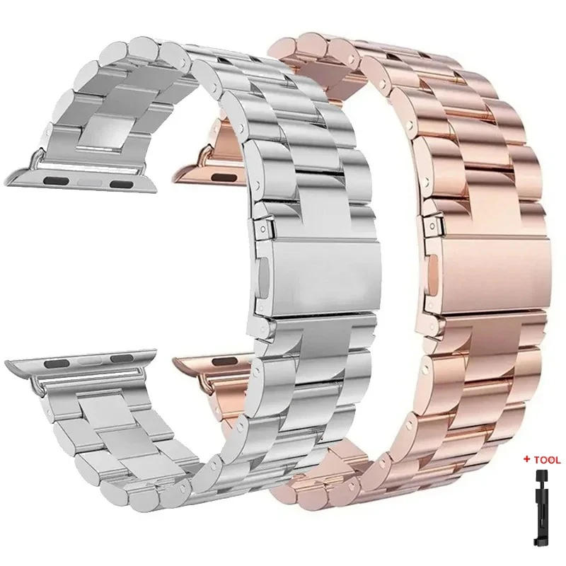 Premium Stainless Steel Metal Strap Bracelet